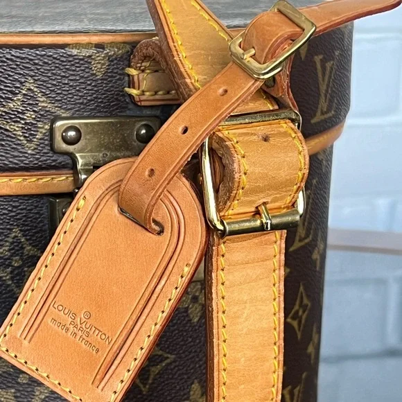 Louis Vuitton Hat Box Monogram Boite Chapo 30 with address tag and 2 keys - Picture 11 of 14